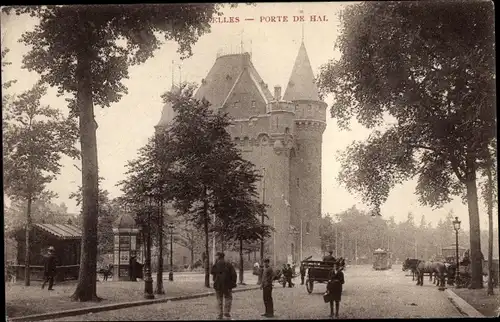 Ak Bruxelles Brüssel, Porte de Hal