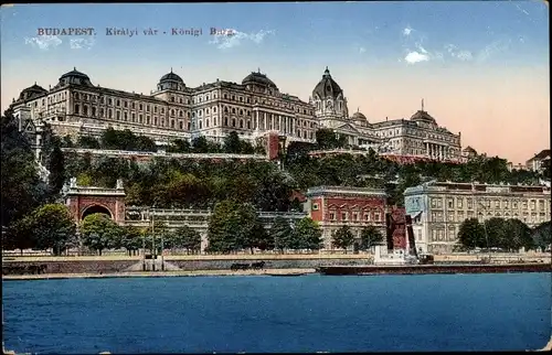 Ak Budapest Ungarn, Königl. Burg