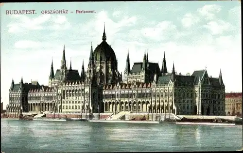 Ak Budapest Ungarn, Parlament