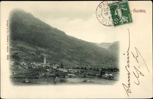 Ak Bad Gastein Badgastein in Salzburg, Panorama