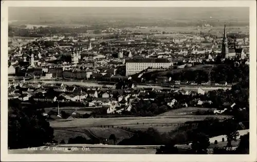 Ak Linz an der Donau Oberösterreich, Panorama