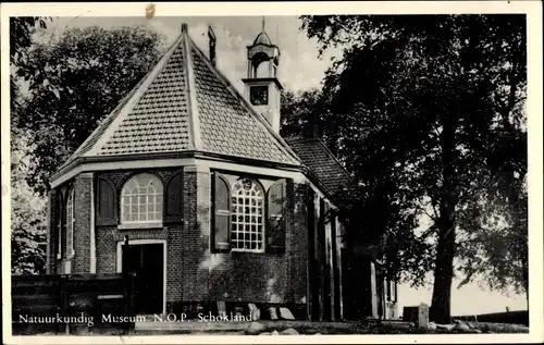 Ak Schokland Noordoostpolder Flevoland, Natuurkundig Museum