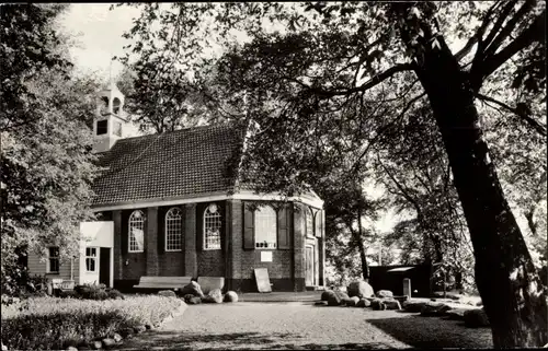 Ak Middelbuurt Schokland Noordoostpolder Flevoland, Voormalige Ned. Herv. kerk, Oudheidk. Museum