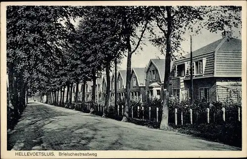Ak Hellevoetsluis Südholland, Brielsche Straatweg