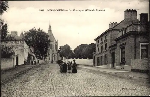 Ak Bon Secours Bonsecours Péruwelz Hennegau, La Montagne, cote de France