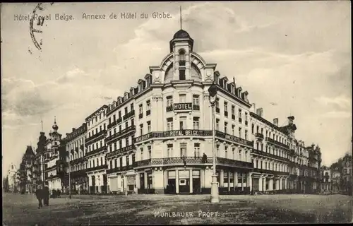 Ak Oostende Ostende Westflandern, Hotel Royal Belge, Annexe de Hotel du Globe