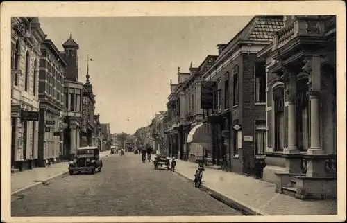 Ak Veendam Groningen Niederlande, Kerkstraat