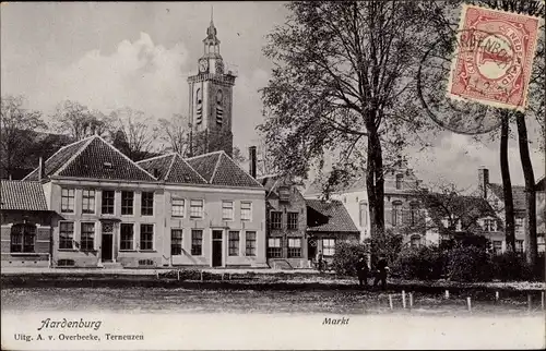 Ak Aardenburg Sluis Zeeland Niederlande, Markt