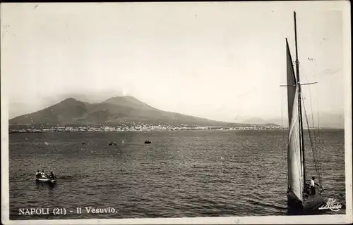 Ak Napoli Neapel Campania, Il Vesuvio