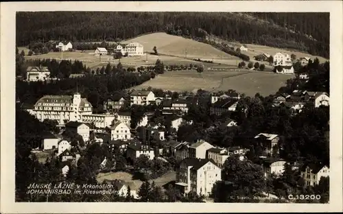 Ak Janské Lázně Johannisbad Region Königgrätz, Totalansicht