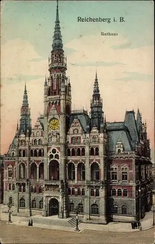 Ak Liberec Reichenberg in Böhmen, Rathaus