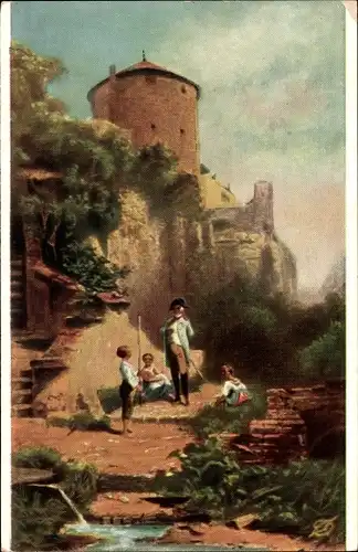Künstler Ak Spitzweg, Carl, Der Gestrenge