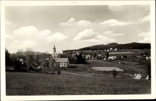 Ak Horní Polubný Ober Polaun Region Reichenberg, Teilansicht