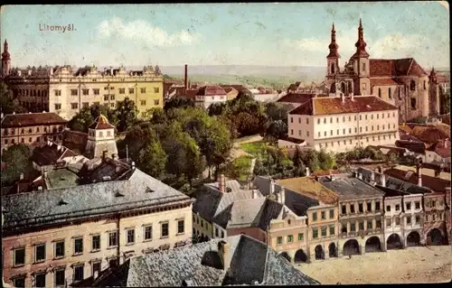 Ak Litomyšl Leitomischl Region Pardubice, Panorama