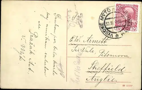 Ak Vysoké Mýto Hohenmaut Hohenmauth Region Pardubice, Partie Rudolfovych sadu