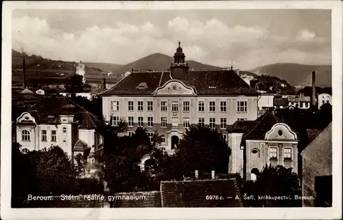 Ak Beroun Beraun Mittelböhmen, Statni realne gymnasium