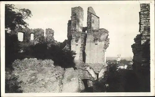 Ak Košumberk Koschumberg Luže Lusche Region Pardubitz, Hrad Košumberk, Burg Koschumberg, Nordseite