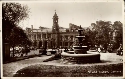 Ak Carlisle Cumbria England, Citadel Station
