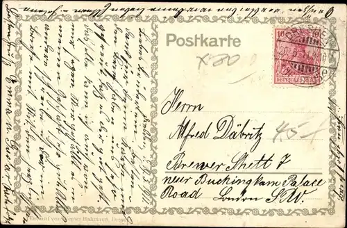 Künstler Ak Dresden, Margaritten Tag 1911, Blumentag, Kranz, Geldregen