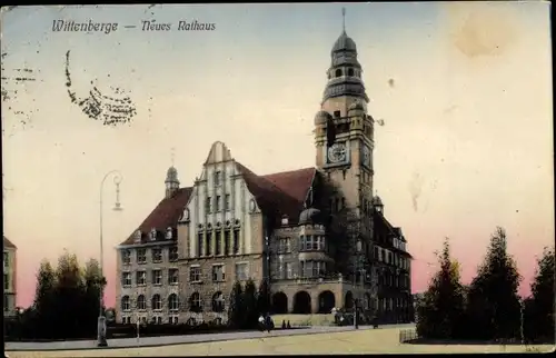 Ak Wittenberge an der Elbe Prignitz, Neues Rathaus