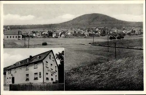 Ak Moschheim Unterwesterwald, Gasthof zum Malberg, Panorama