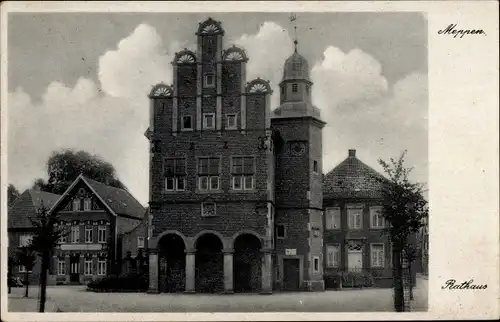 Ak Meppen im Emsland, Rathaus