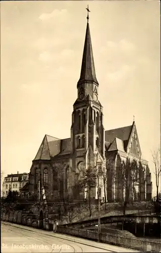 Ak Görlitz in der Lausitz, St. Jacobuskirche