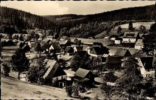 Ak Wildenthal Erzgebirge, Totalansicht vom Ort, Häuser
