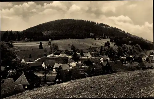 Ak Wildenthal Erzgebirge, Totalansicht vom Ort, Häuser