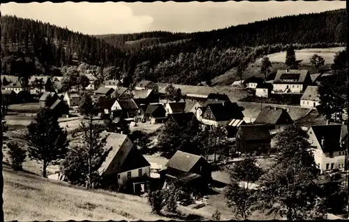 Ak Wildenthal Erzgebirge, Totalansicht vom Ort, Häuser