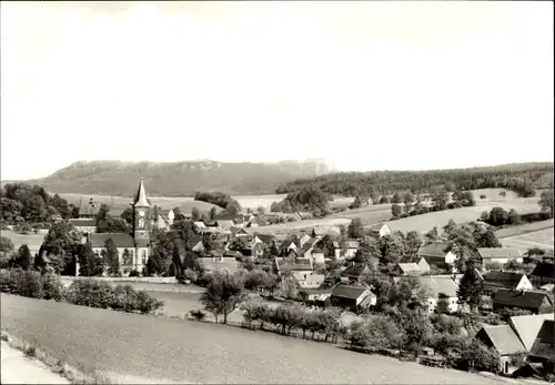 Ak Cunnersdorf Gohrisch in Sachsen, Panorama