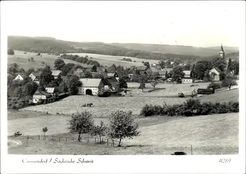 Ak Cunnersdorf Gohrisch in Sachsen, Panorama