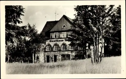 Ak Carlsfeld Eibenstock im Erzgebirge, Gasthaus Talsperre