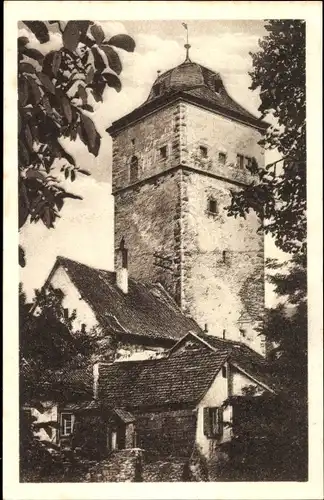 Ak Ochsenfurt am Main Unterfranken, Oberer Torturm