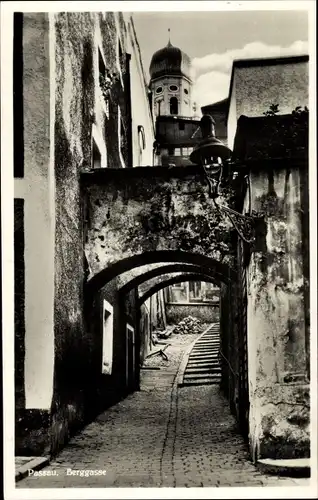 Ak Passau in Niederbayern, Berggasse