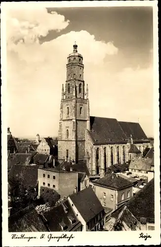 Ak Nördlingen Schwaben, St. Georgskirche