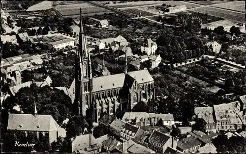 Ak Kevelaer am Niederrhein, Fliegeraufnahme mit Marien Basilika