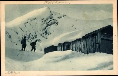 Ak Oberstdorf im Oberallgäu, Fellhorn, Skipartie