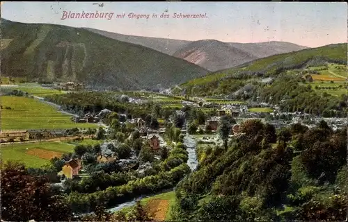 Ak Bad Blankenburg in Thüringen, Schwarzatal