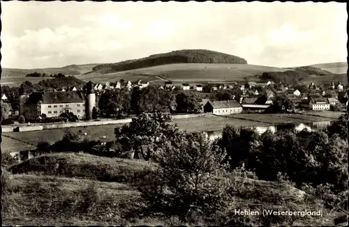 Ak Hehlen im Weserbergland, Totale