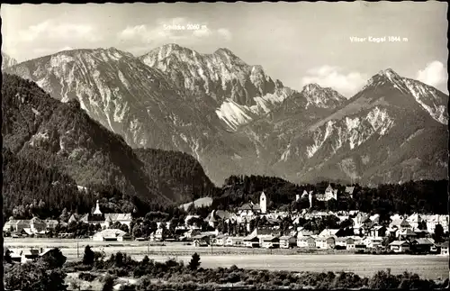 Ak Füssen im Ostallgäu, Panorama