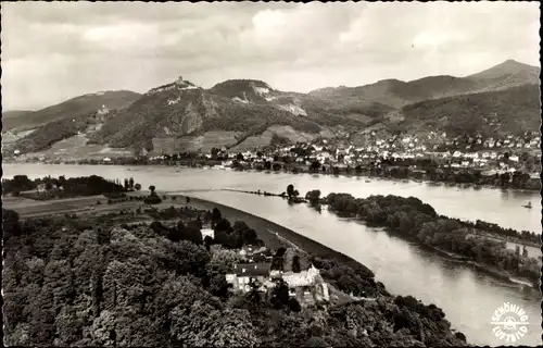 Ak Königswinter am Rhein, Gesamtansicht