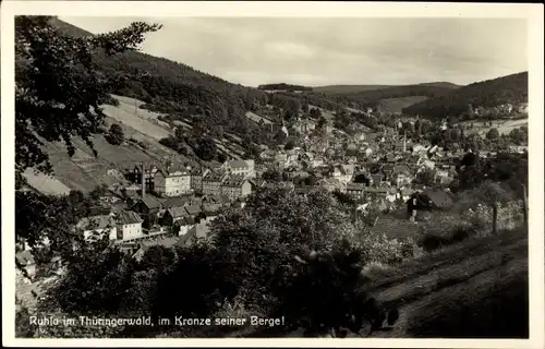 Ak Ruhla in Thüringen, Totalansicht