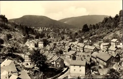 Ak Ruhla in Thüringen, Blick vom Mühlrainstein