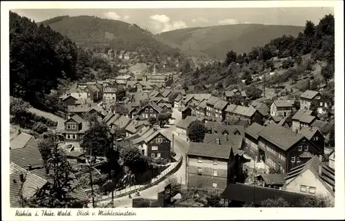 Ak Ruhla in Thüringen, Blick vom Mühlrainstein