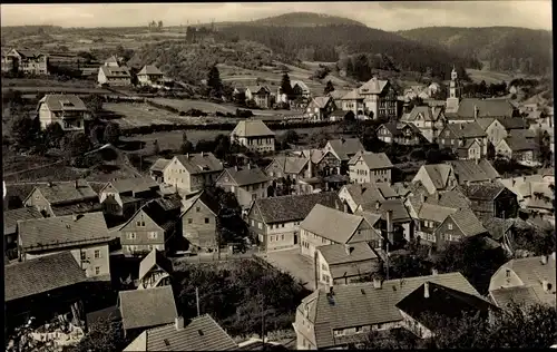 Ak Pappenheim Kleinschmalkalden Floh Seligenthal Thüringen, Blick über den Ort