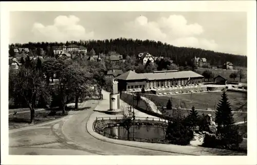 Ak Oberhof im Thüringer Wald, Blick vom Ernst-Thälmann-Haus
