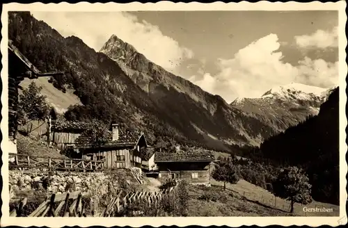Ak Gerstruben Oberstdorf im Oberallgäu, Höfats, Rauheck, Gasthaus Gerstruben