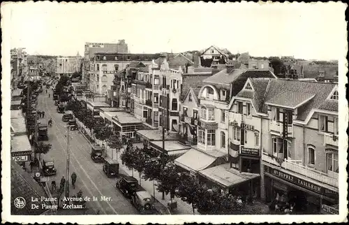 Ak La Panne De Panne Westflandern, Avenue de la Mer