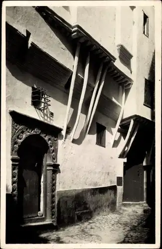 Ak Algier Alger Algerien, Rue de la Mer Rouge, Habitations Maureques
